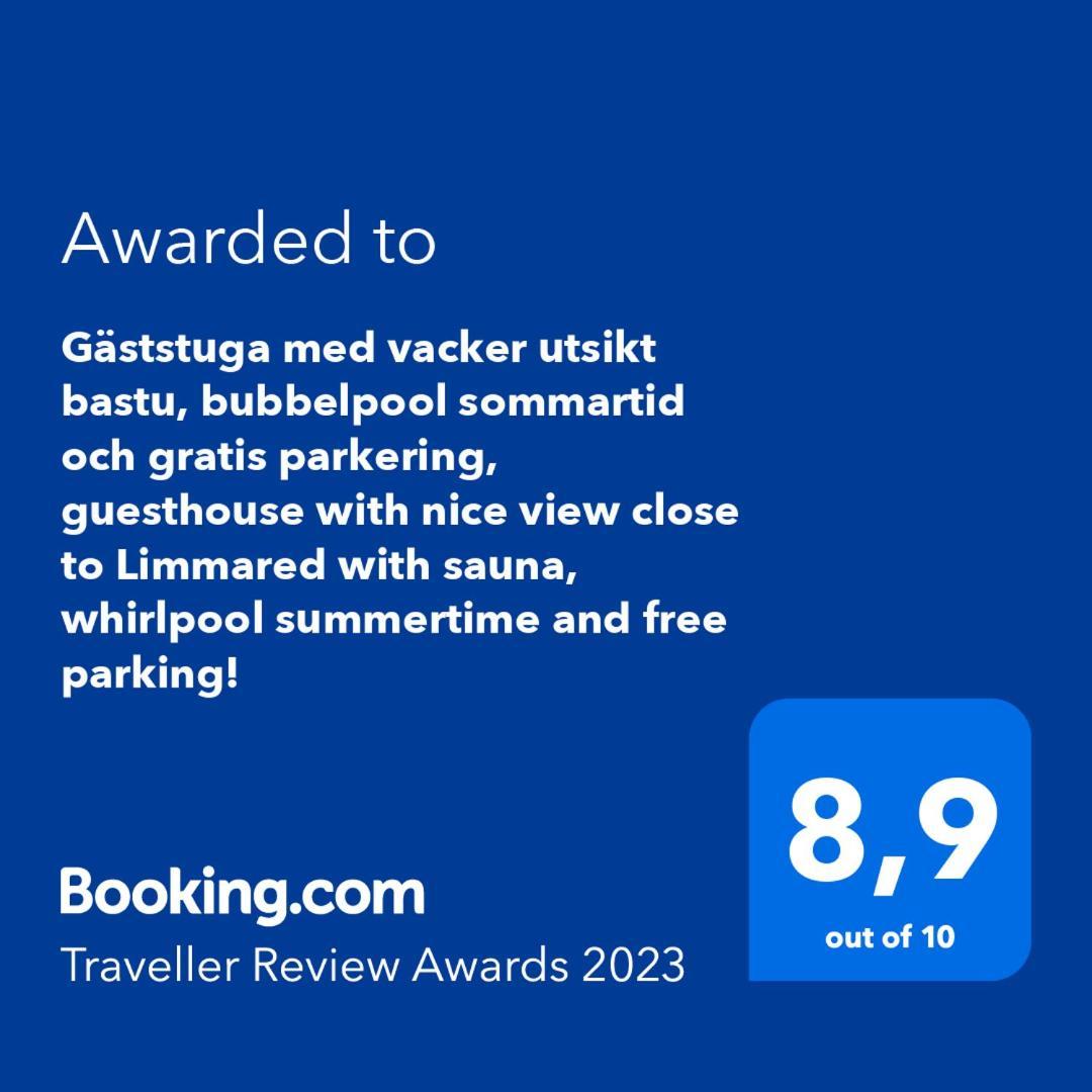 Gaeststuga I Vacker Natur, Bastu, Bubbelpool Sommartid Och Gratis Parkering Naera Ulricehamn Och Lassalyckan, Guesthouse With Nice View With Sauna And Free Parking Close To Dalsjoefors And Fishing Borås Eksteriør billede